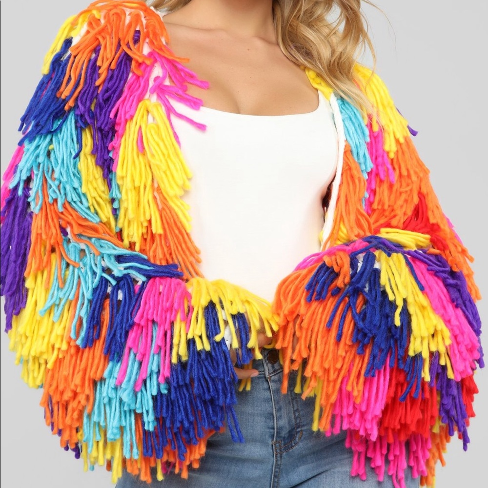 Wildest dreams shaggy cardigan/jacket/sweater